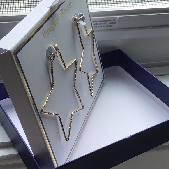 NIB VINEYARD HAVEN STAR EARRINGS - Picture 5 of 7